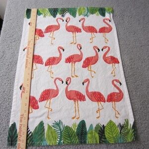 Kate spade Strut YOur stuff Placemat Pink Flemingo‎ print Napkins set of 4 party